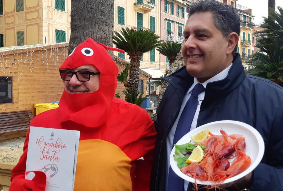Gamberi rossi e viola pescati dai pescatori di Santa Margherita Ligure, presentata la Denominazione Comunale (De.Co.)