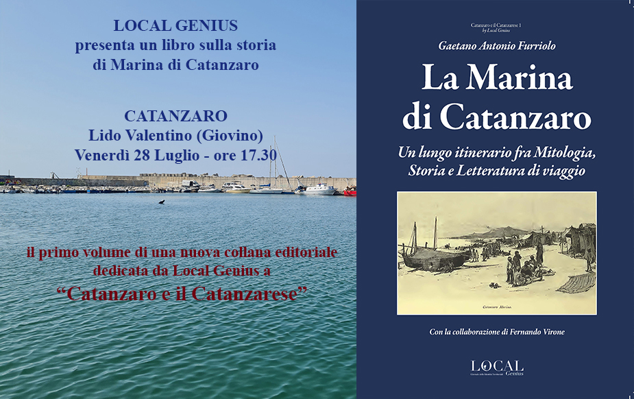 Local Genius presenta un libro sulla storia della <strong>Marina di Catanzaro</strong>: il 28 luglio al Lido Valentino di Giovino
