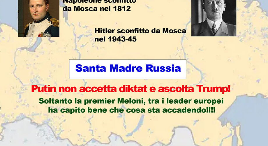 Russia, Usa, Europa: the game si over! Soltanto la Meloni, tra i leader Ue, ha capito che cosa sta accadendo