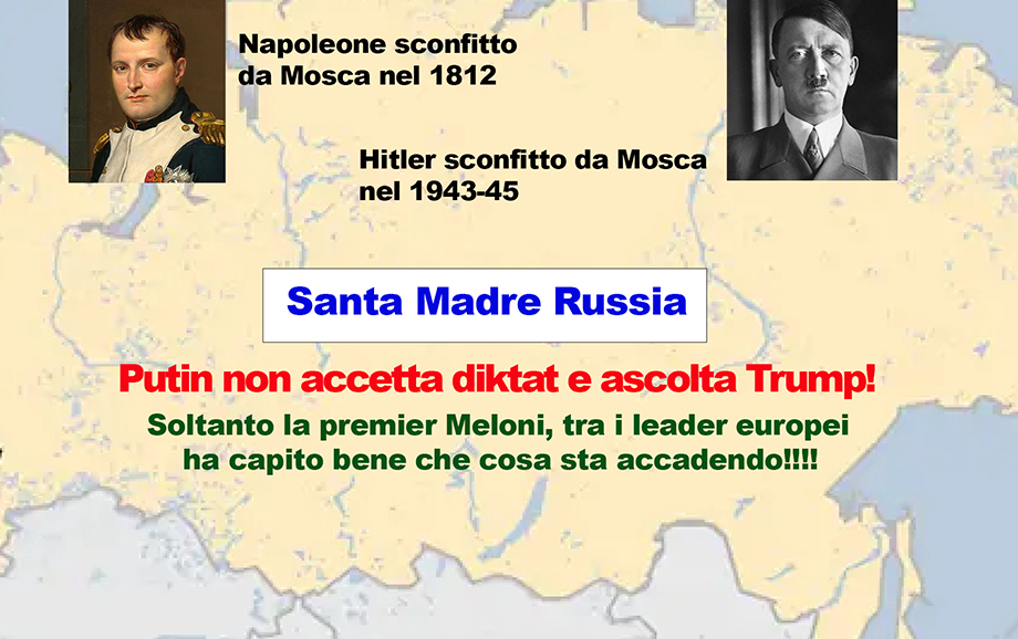 Russia, Usa, Europa: the game si over! Soltanto la Meloni, tra i leader Ue, ha capito che cosa sta accadendo