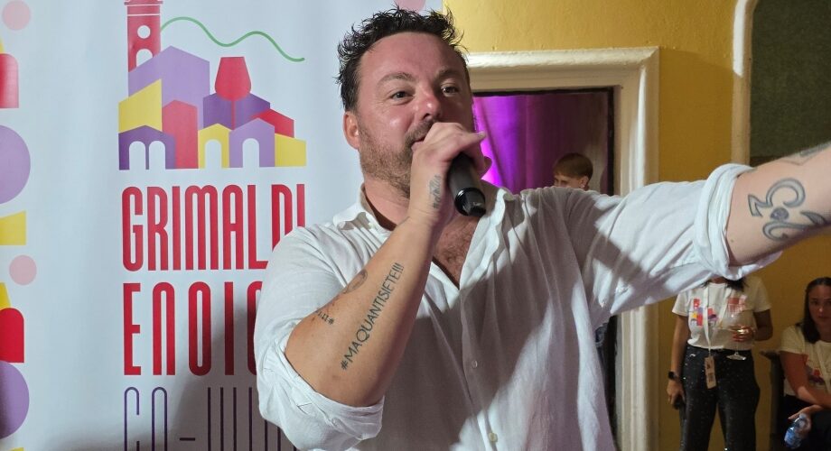 Luca Gardini non parla di vino, ma parla con il vino! “Grimaldi Enoica”, un grande regalo alla Calabria