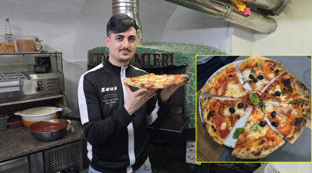 La Pizza “Calabrese” firmata Ciccio Palmieri: la Rete di Local Genius a Crotone per dare forza e visibilità al meglio delle energie professionali locali. Quel trito di peperoncino fresco piccante sott’olio!