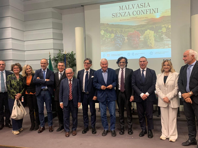 Malvasia senza confini, un network nazionale nato dall’alleanza strategica tra dodici Camere di Commercio italiane