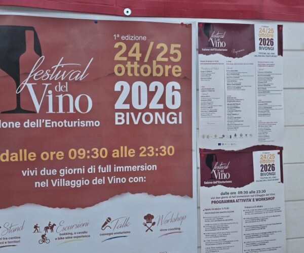 Bivongi e il suo vino Doc puntano sull’enoturismo: il 24 e 25 due intense giornate di Festival